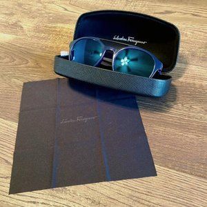 New Salvatore Ferragamo Blue Sunglasses